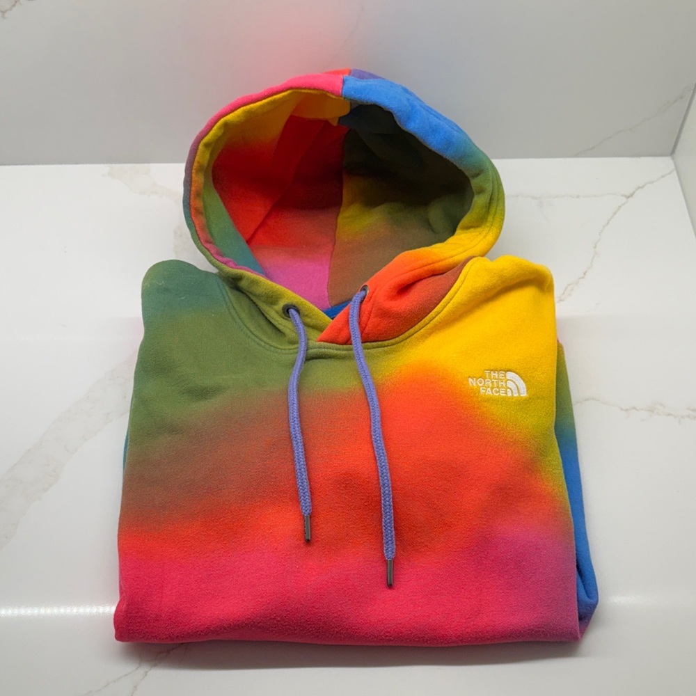 The North Face Colorful Tie-Dye Hoodie